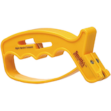 Smith's 10-Second Knife & Scissors SharPener, Yellow Front_Angled_Right