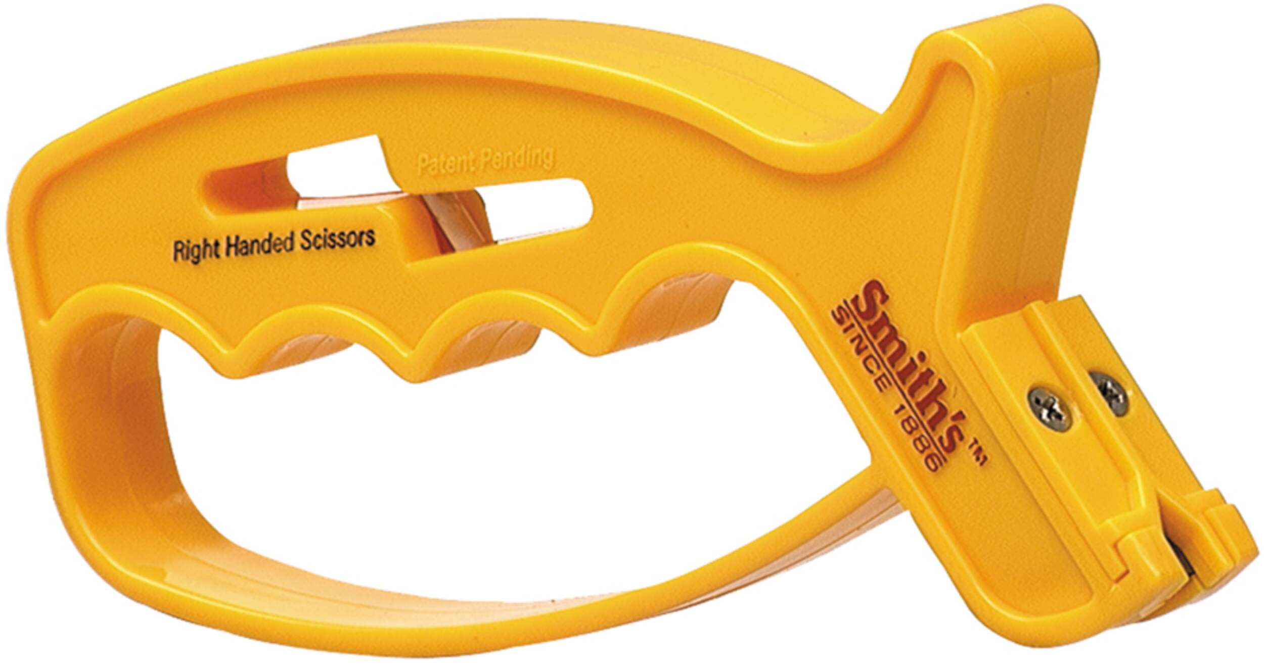 Smith's 10-Second Knife & Scissors SharPener, Yellow Front_Angled_Right