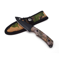 Couteau de chasse à éviscérer Yukon Gear, motif camouflage avec étui Composite_or_Mixed