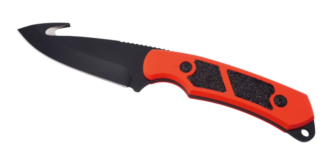 Yukon Gear Skinner Gut Hook Knife, Orange