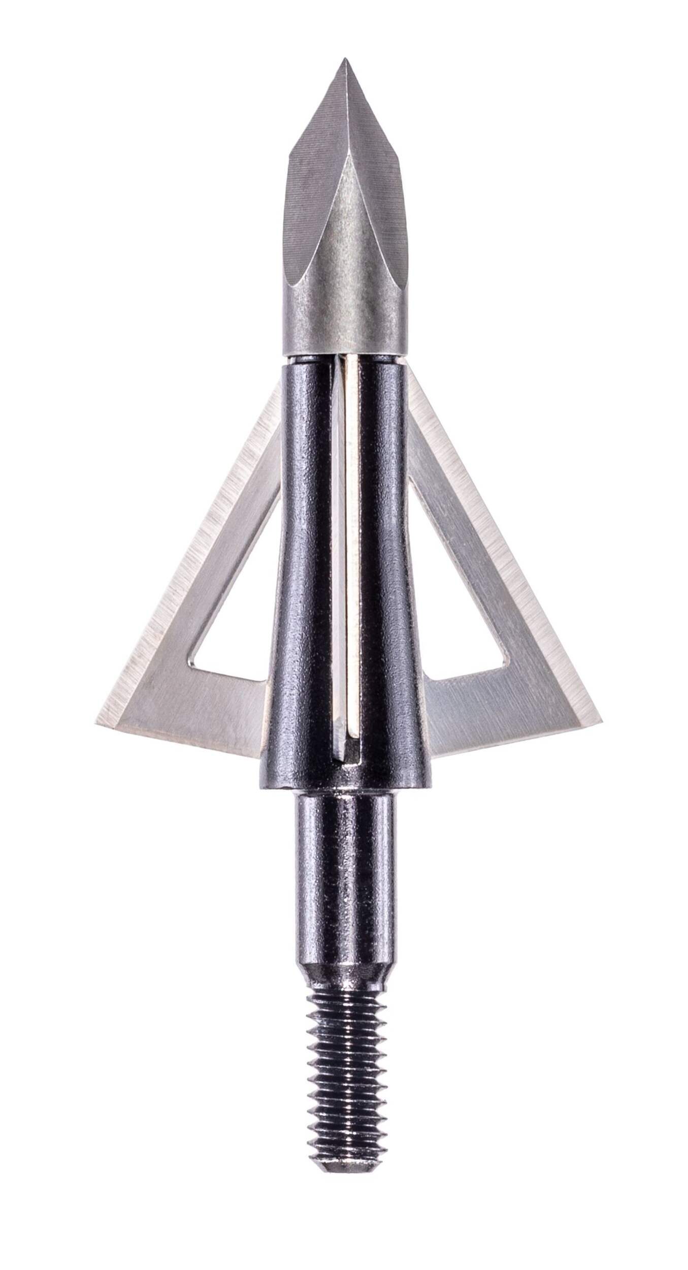 Pointe de flèche à tête large Muzzy MX-3, 100 grains, noir Front_Flat