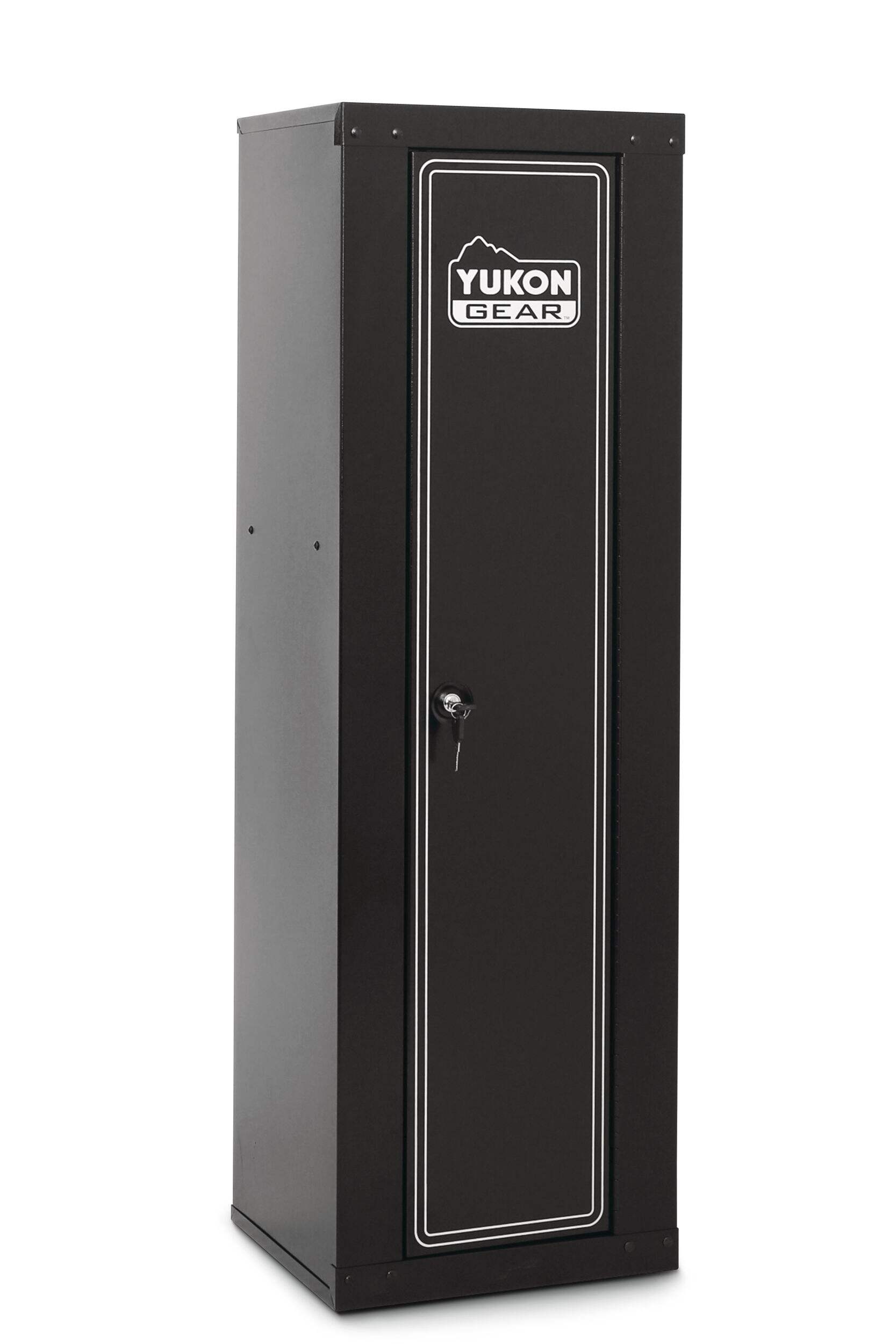 Yukon Gear Ready-to-Assemble 12-Gun Security Cabinet/Safe, 17 x 13.6 x 53-in Front_Angled_Right
