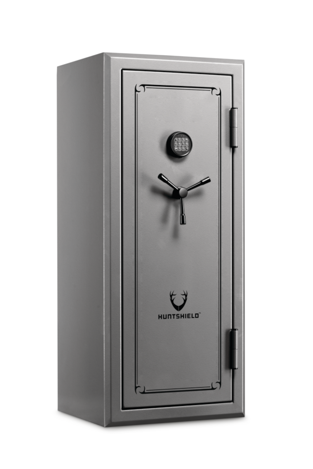 Huntshield 24-Gun Security Cabinet/Safe w/ E-lock, 23.5 x 20.75 x 55-in ...