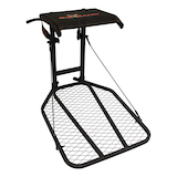 Big Game Captain Steel Hang-On Treestand with 14 x 8-in Flip-Back Seat Front_Angled_Right