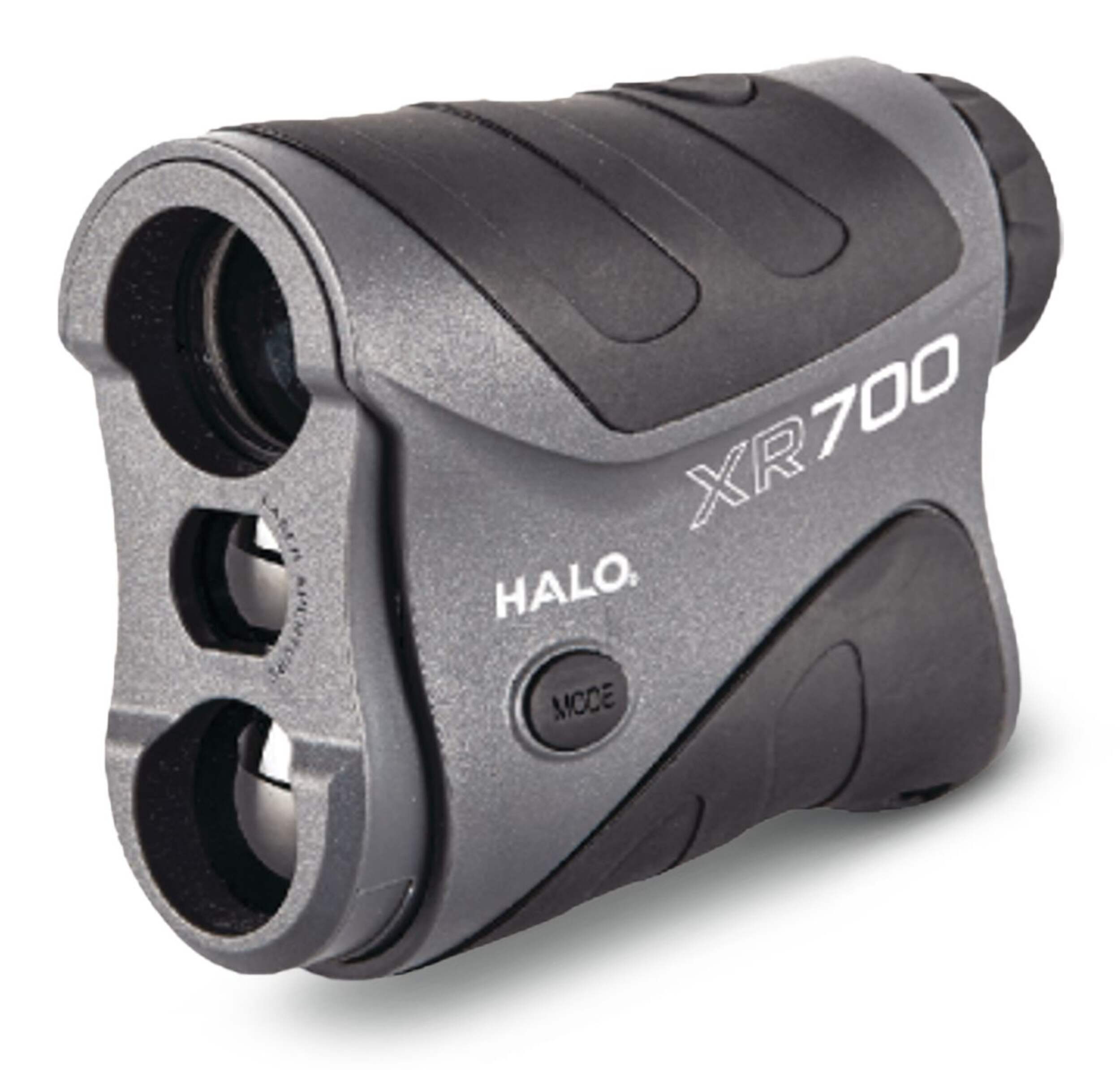Halo XR700-8 Hunting Laser Range Finder, Black Front_Three_Fourths_Angled_Left