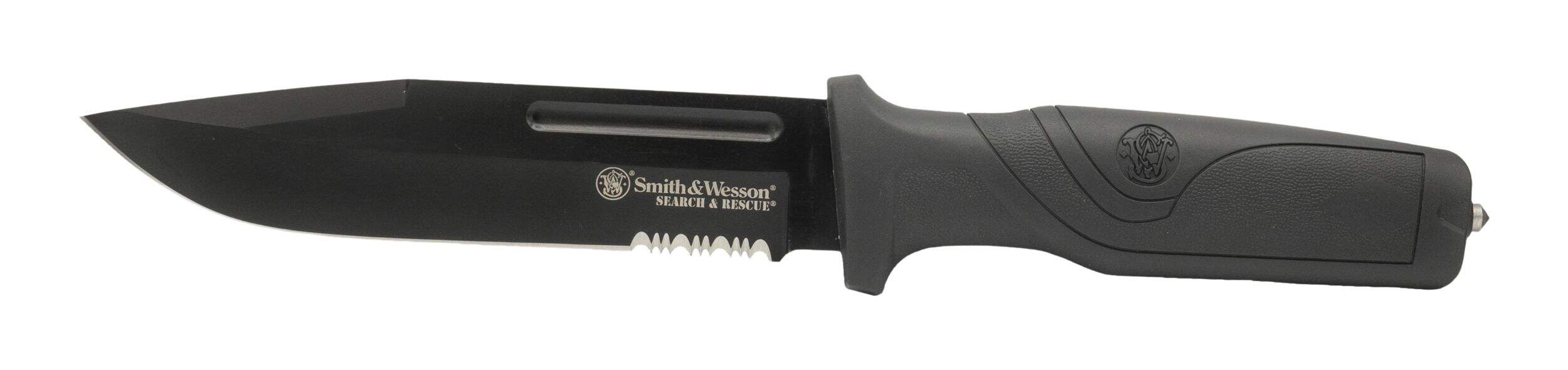 Smith & Wesson BTI S&W Search & Rescue Fixed Blade Hunting Knife w/ Sheath Side_Right