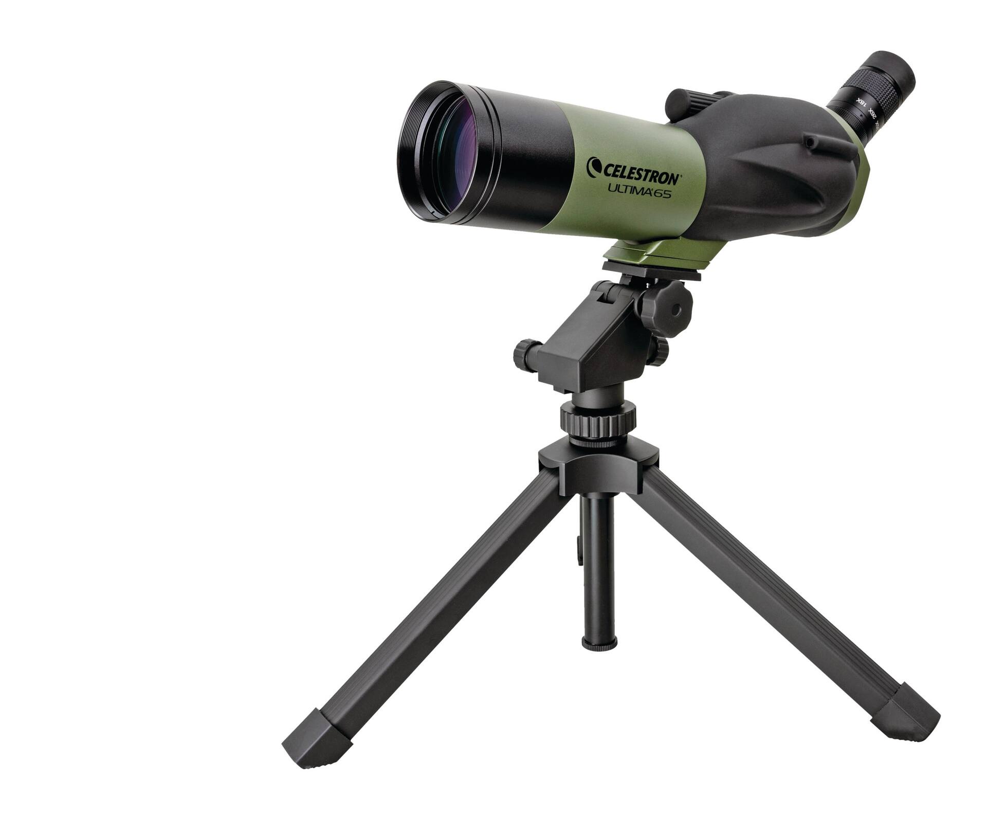 Celestron Ultima 65 Angled Zoom Spotting Scope with Smart Phone