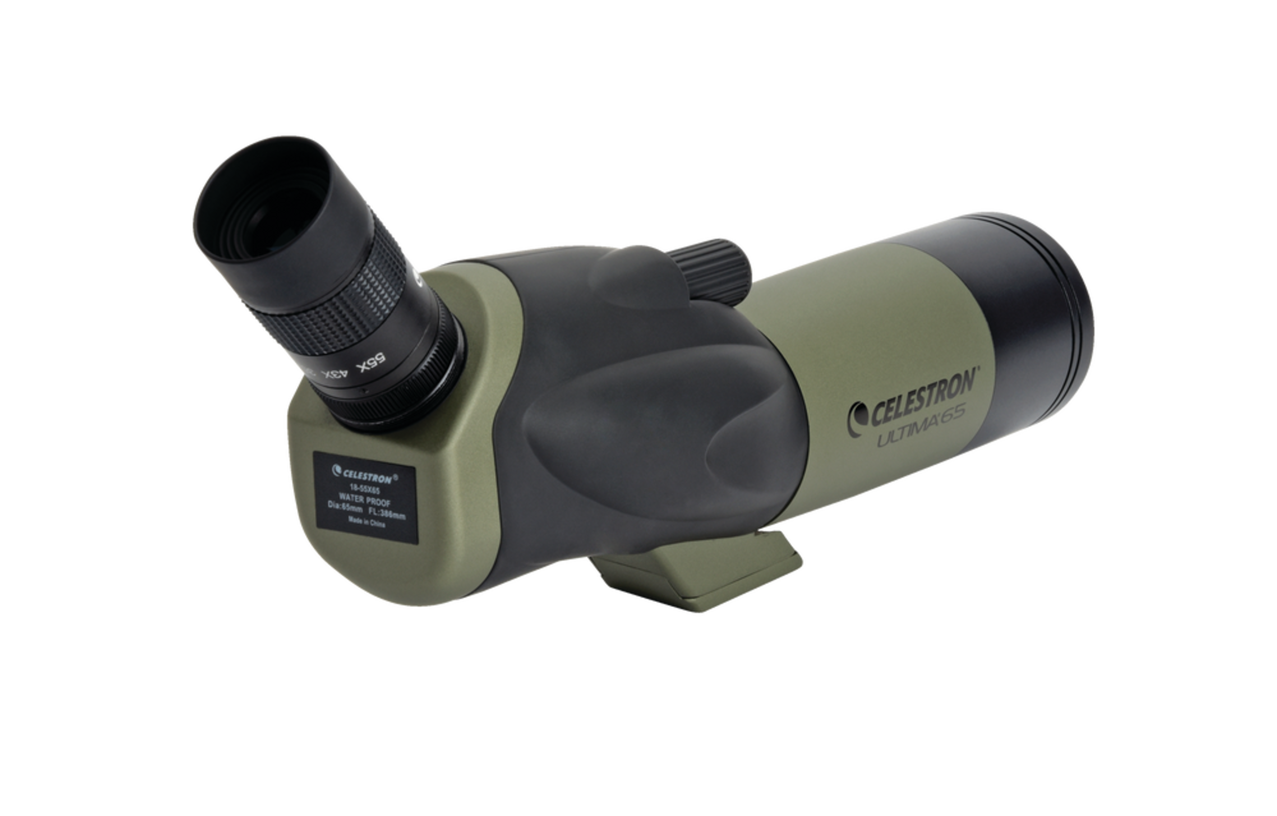 Celestron Ultima 65 Angled Zoom Spotting Scope with Smart Phone Adapter