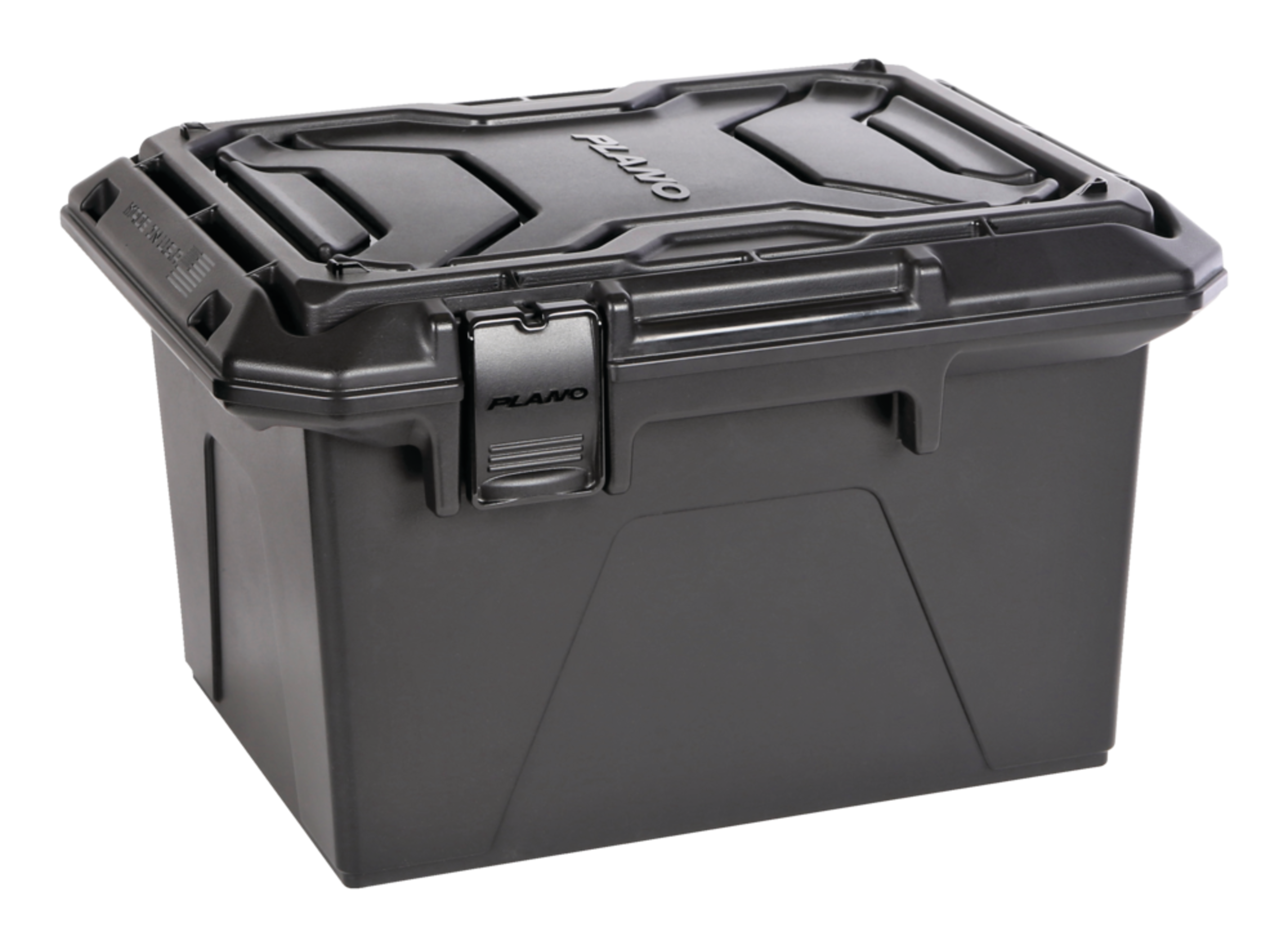 Plano Tactical Series Ammo Crate/Storage Container, 16.25 x 13 x 9.5-in, Black Front_Angled_Right