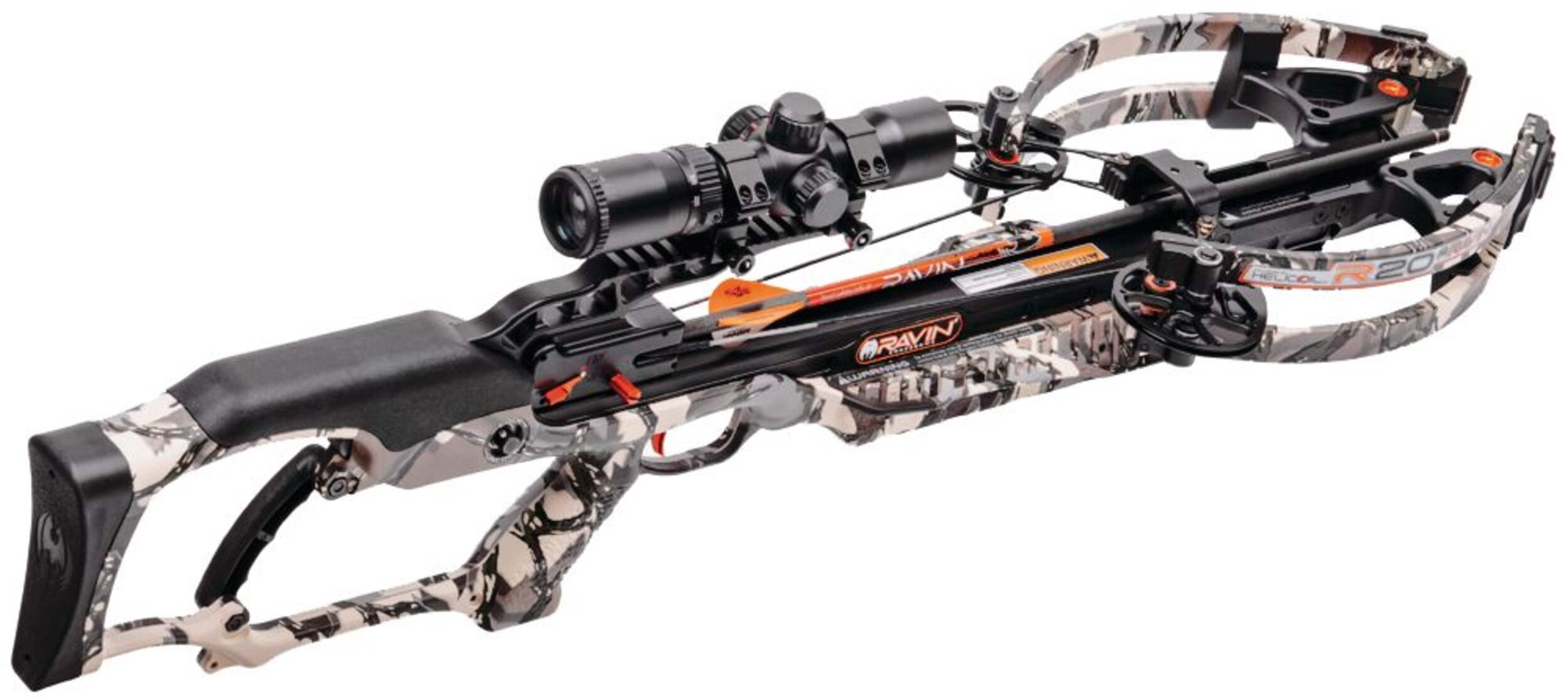 Arbalète Crosman Ravin R20 Predator Camo avec lunette et carreaux, 12 lb de pression, 430 pi/s Back_Angled_Right