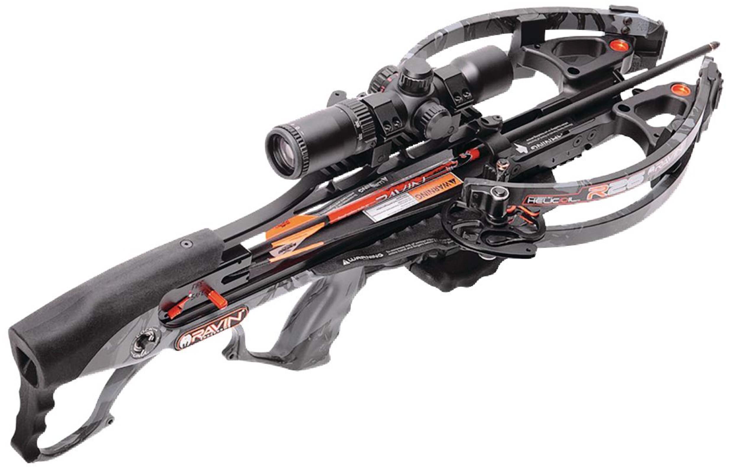 Crosman Ravin R26 Predator Dusk Crossbow Package w/ Scope & Arrows, 12-lb Draw, 400 FPS Back_Angled_Right