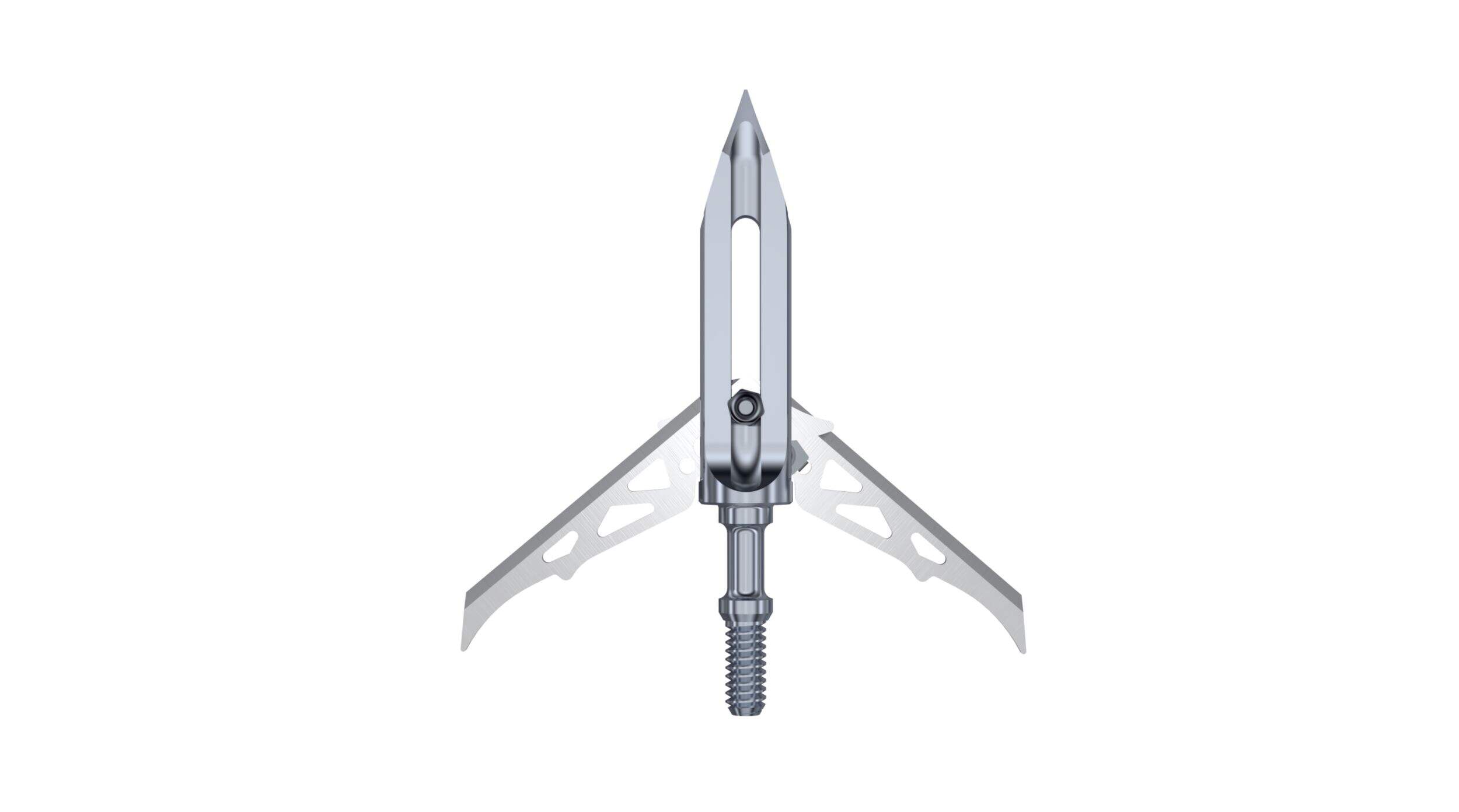 Crosman Ravin Mechanical Titanium Broadhead/Arrow Tip for Crossbow, 100 Grain, 3-pk Front_Flat