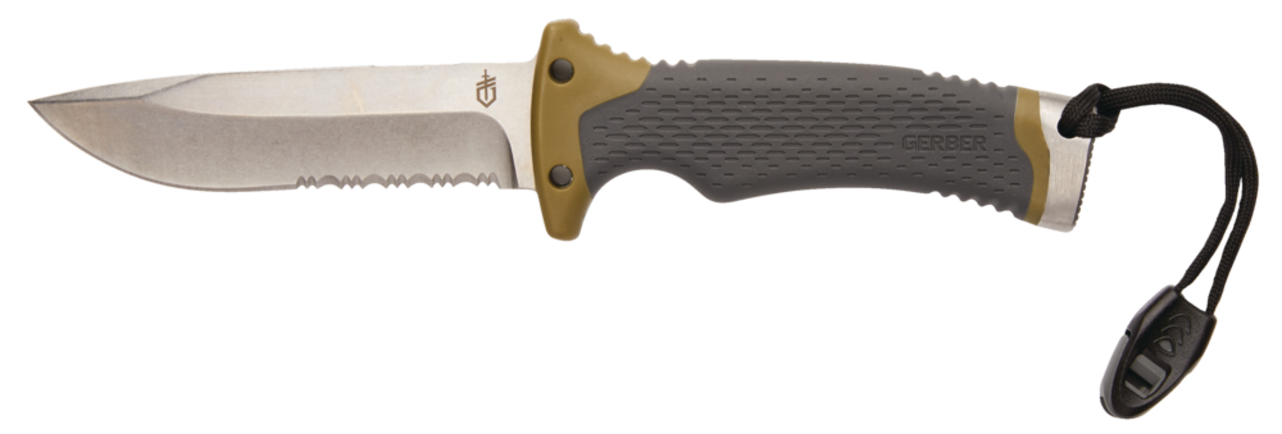 Gerber Ultimate Survival Fixed Blade Hunting Knife w/ Fire Starter