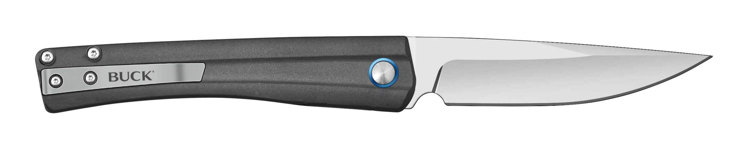 Buck Knives 0255 Romanov Knife w/ Accent Washer Pivot, Blue, 7 1/2-in Side_Right