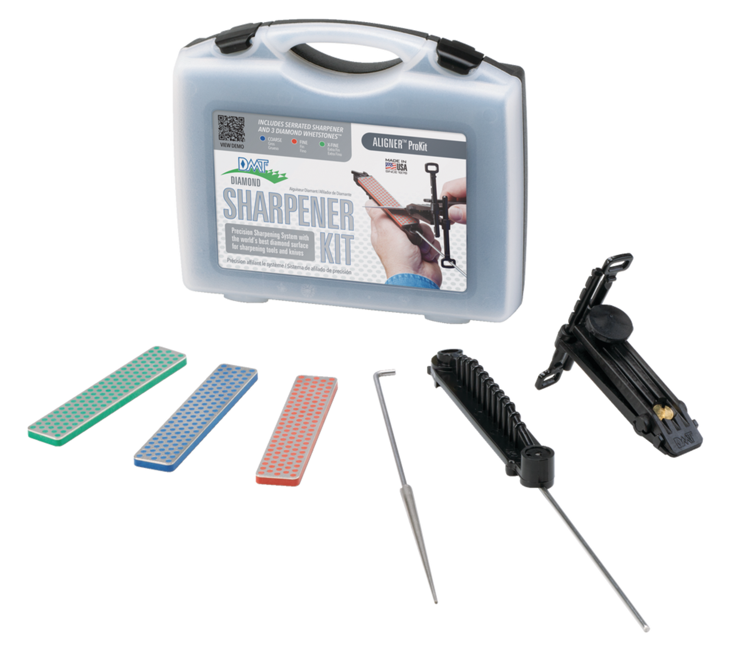 DMT A-Prokit Easy Edge-Guided Knife Sharpening Kit Composite_or_Mixed