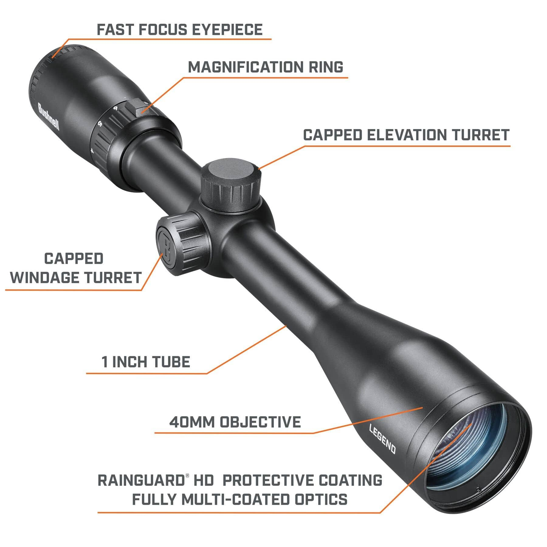 Bushnell Legend DOA Rifle Scope, 4-12x40mm | Canadian Tire