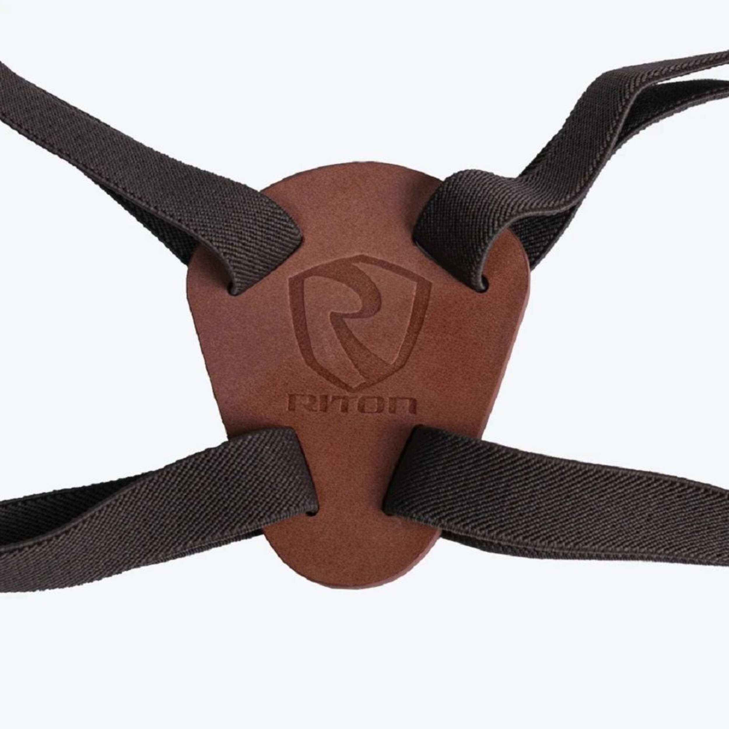 Riton Binocular Harness/Straps, Brown CloseUp