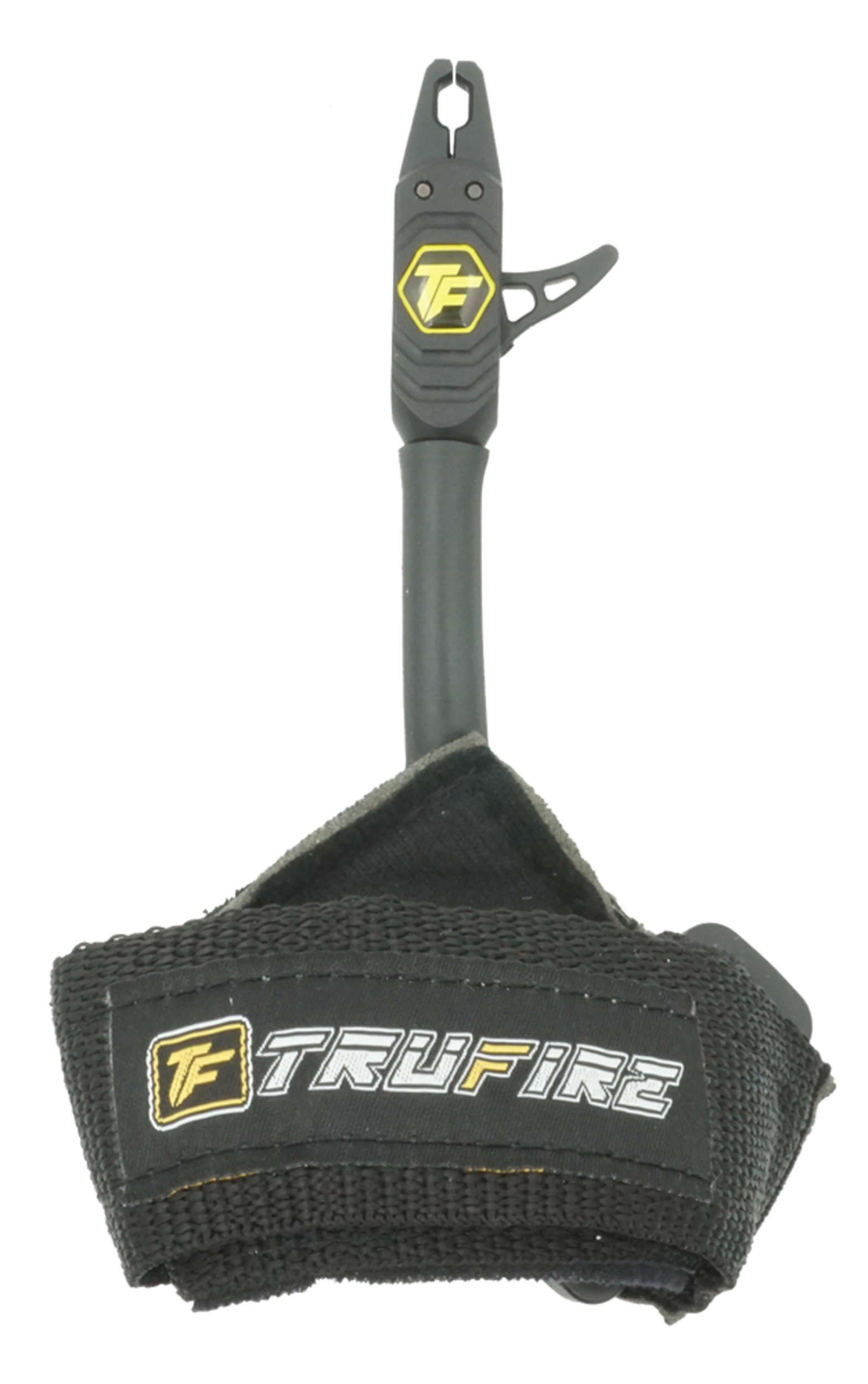 Tru Fire Patriot Wrist StraP Bow Release, Black Front_Flat