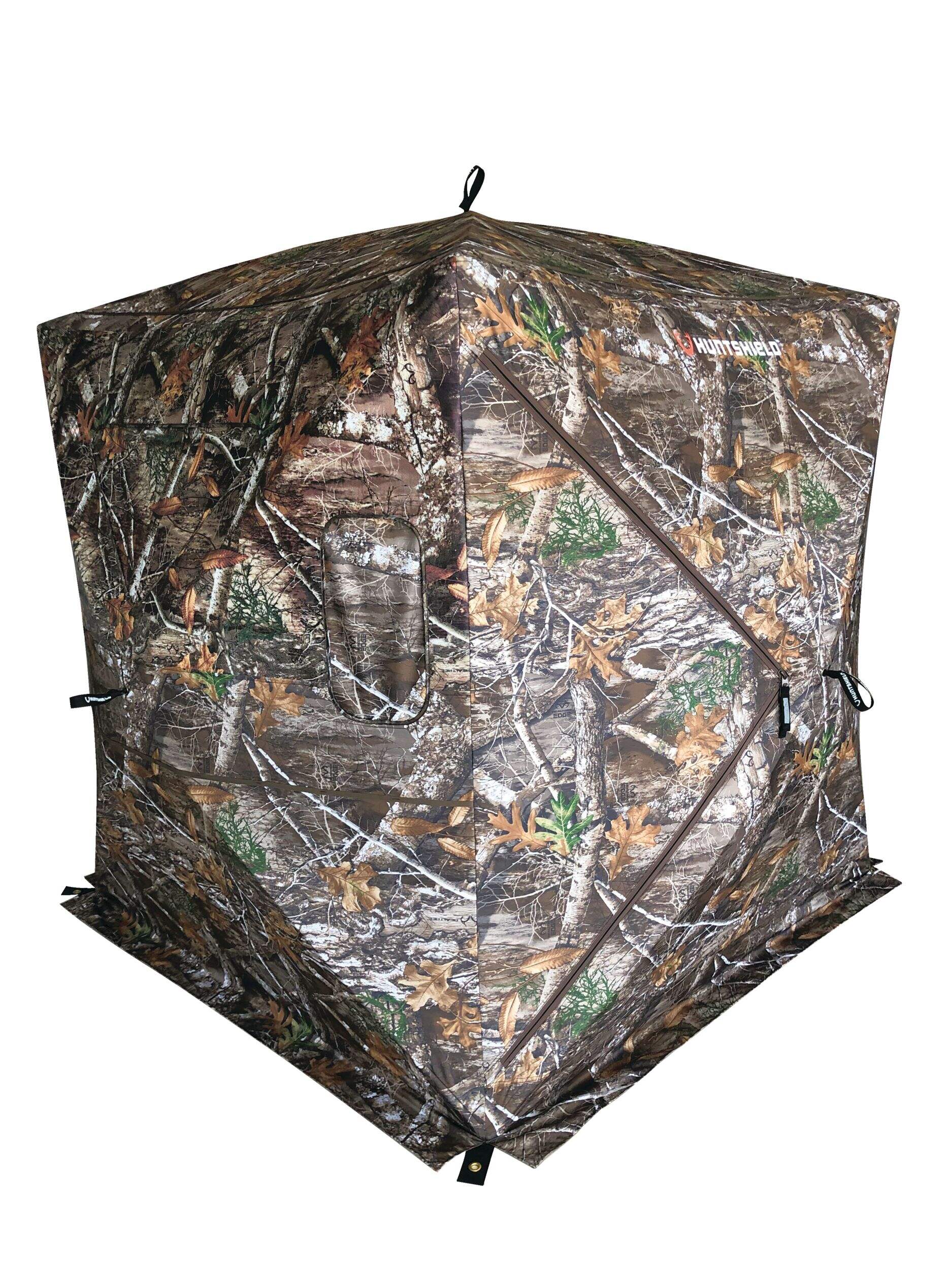 Cache de chasse Huntshield à 5 côtés transparents Front_Three_Fourths_Angled_Left