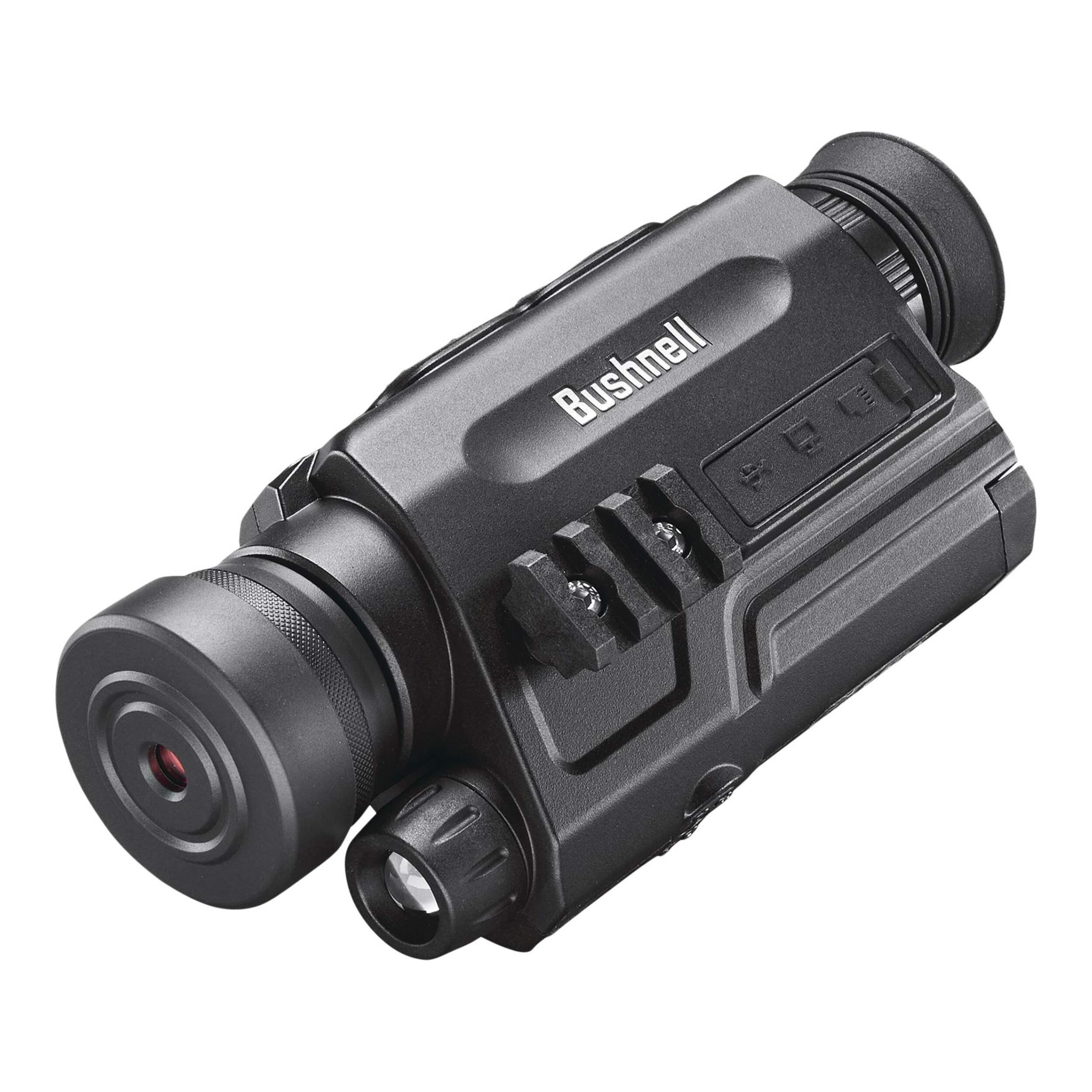 Bushnell Night Watch 650 Night Vision Monocular w/ Micro SD Card Front_Three_Fourths_Angled_Left