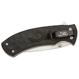 Couteau de chasse Browning Primal, moyen avec pince de poche Front_Angled_Right