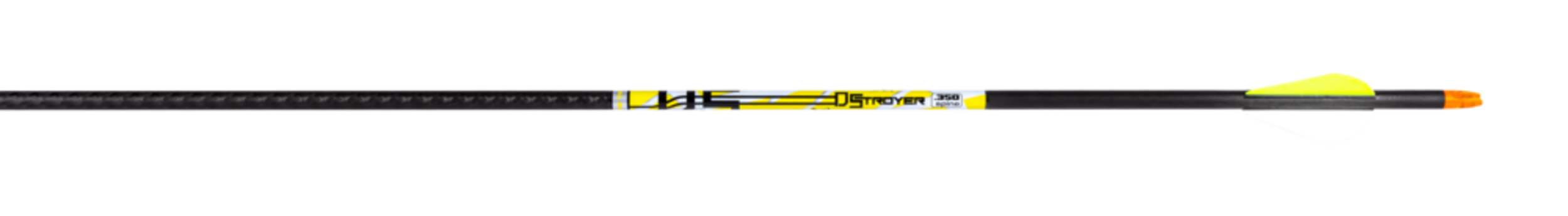 Carbon Express D-Stroyer 350 Arrows, 6-pk Overhead_Flat