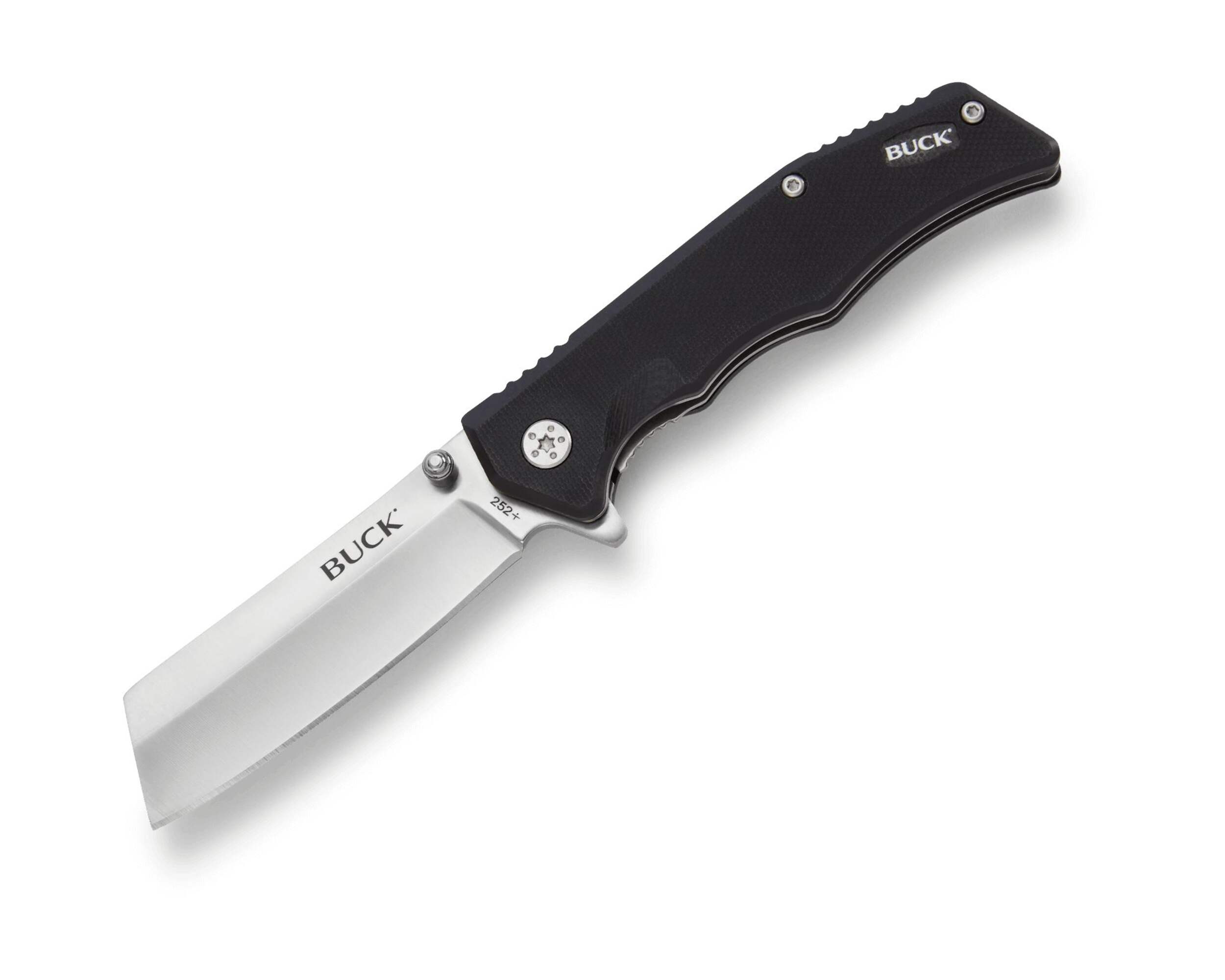 Buck Knives 252BKSC Trunk Chopper Blade, Black Overhead_Plunge