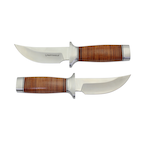Huntshield Canadian All Purpose Hunter Knife w/ Leather Sheath