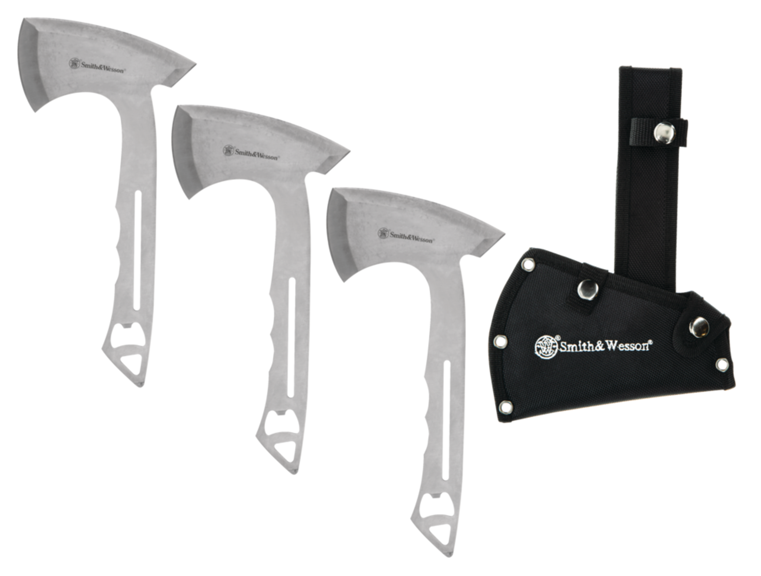 Smith & Wesson® Bullseye Throwing Axes, Black, 3-pk Composite_or_Mixed