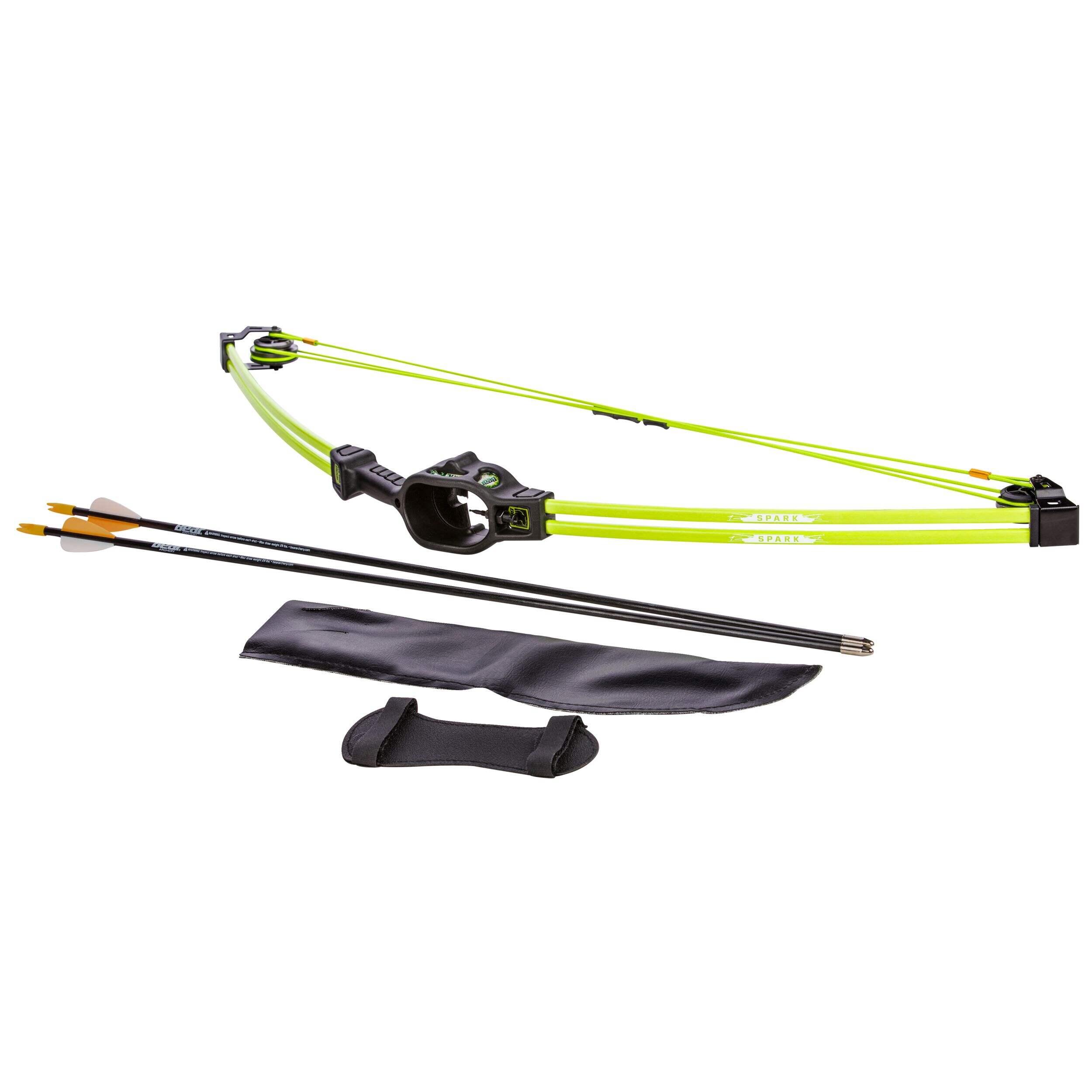 Ensemble d'arc pour jeunes Bear Archery Spark, 5 à 10 lb, 5 ans et plus Composite_or_Mixed