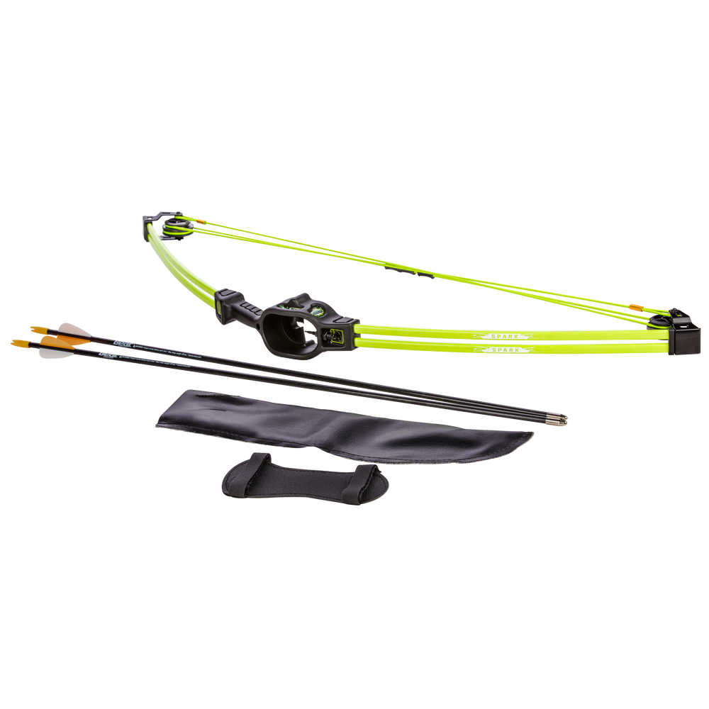 Bear Archery Spark Youth Bow Package, 510 lbs Draw, Ages 5+ Canadian