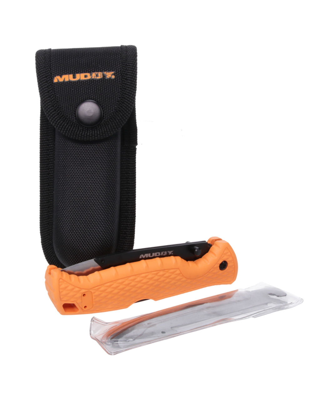 Muddy Replace-A-Blade Utility Knife with 5 Spare Interchangeable