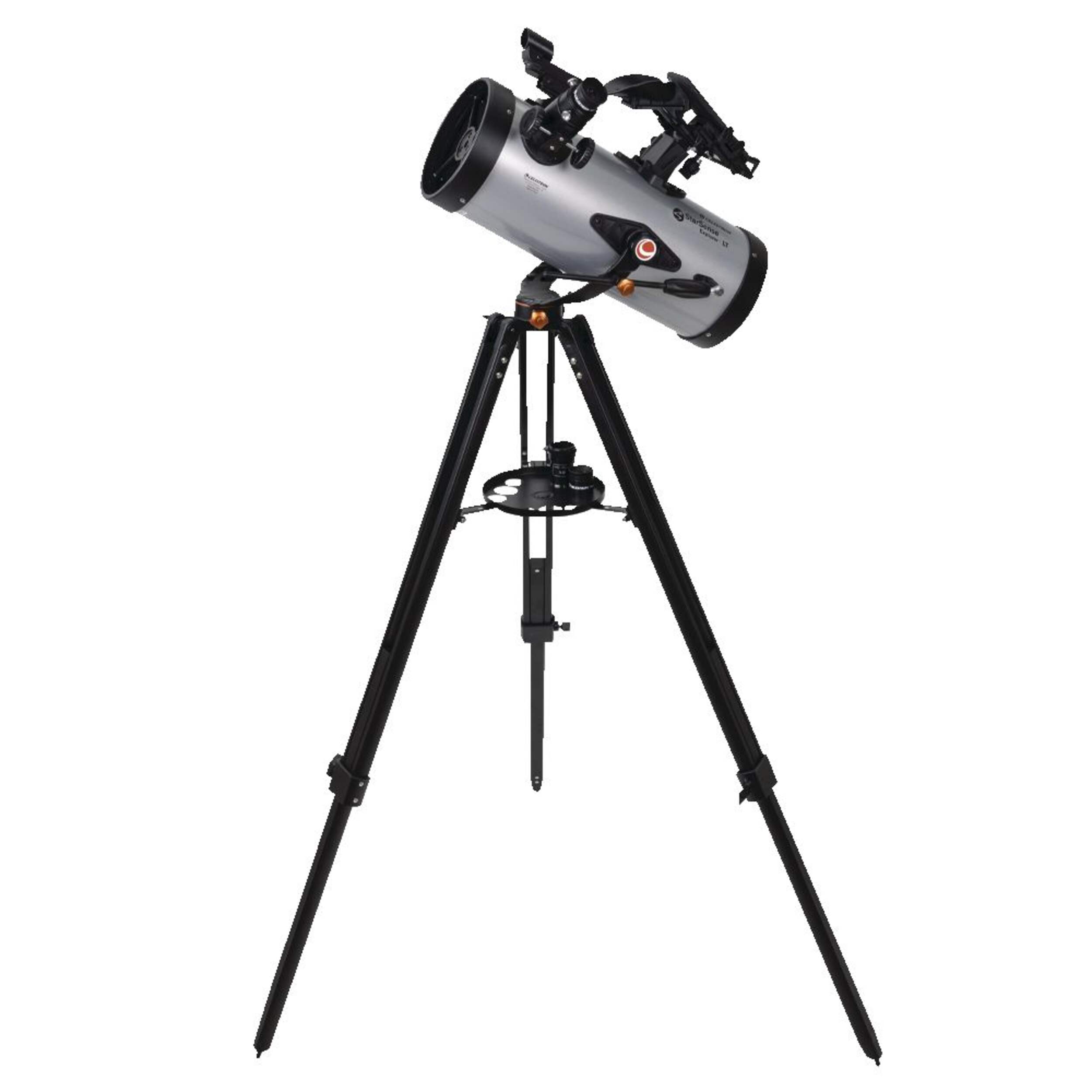 Celestron StarSense Explorer LT 127AZ Reflector Telescope, Smartphone App-Enabled, 5-in/127mm Front_Three_Fourths_Angled_Left