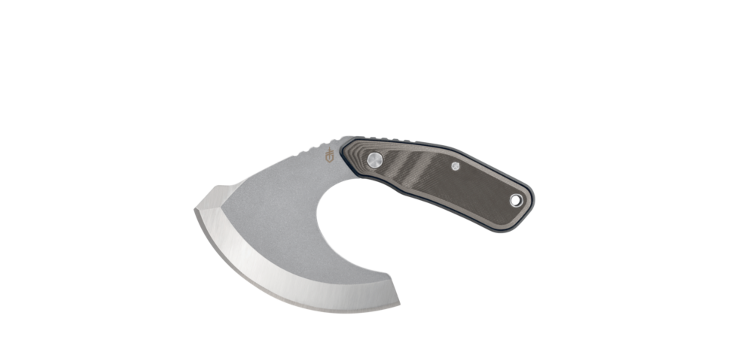 Gerber Downwind ULU Fixed Blade Knife with Sheath, Black Canadian Tire