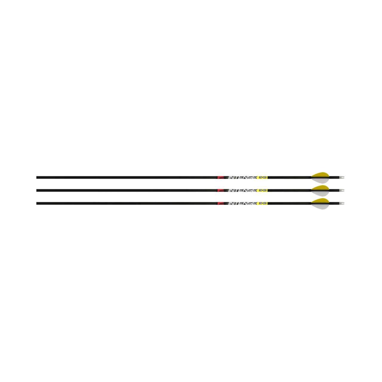 Killer Instinct Intense Arrows, High-Precision, 340 - 30-ft, Carbon, 3-pk