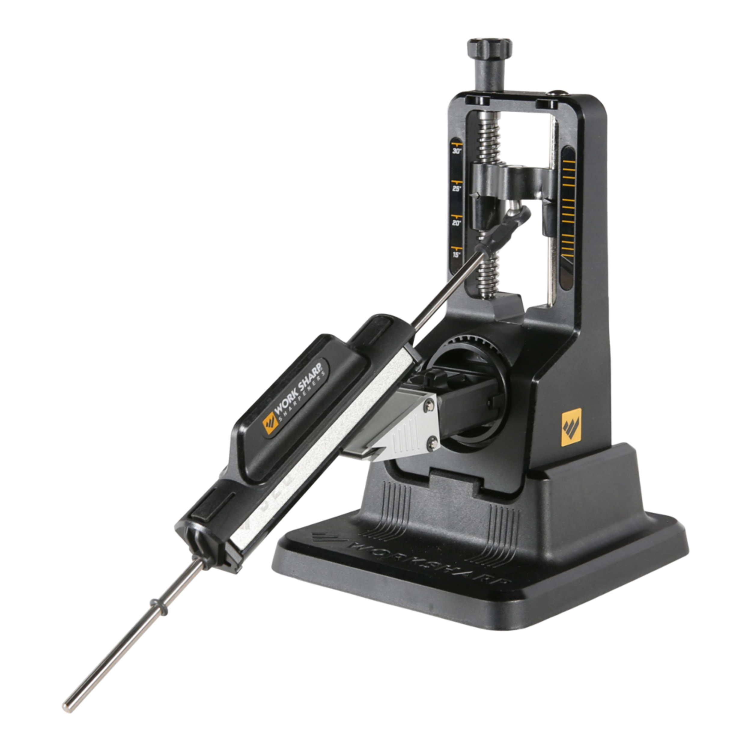 Work Sharp Precision Adjust Fixed-Angle Knife Sharpener, 3-Grit Front_Three_Fourths_Angled_Left