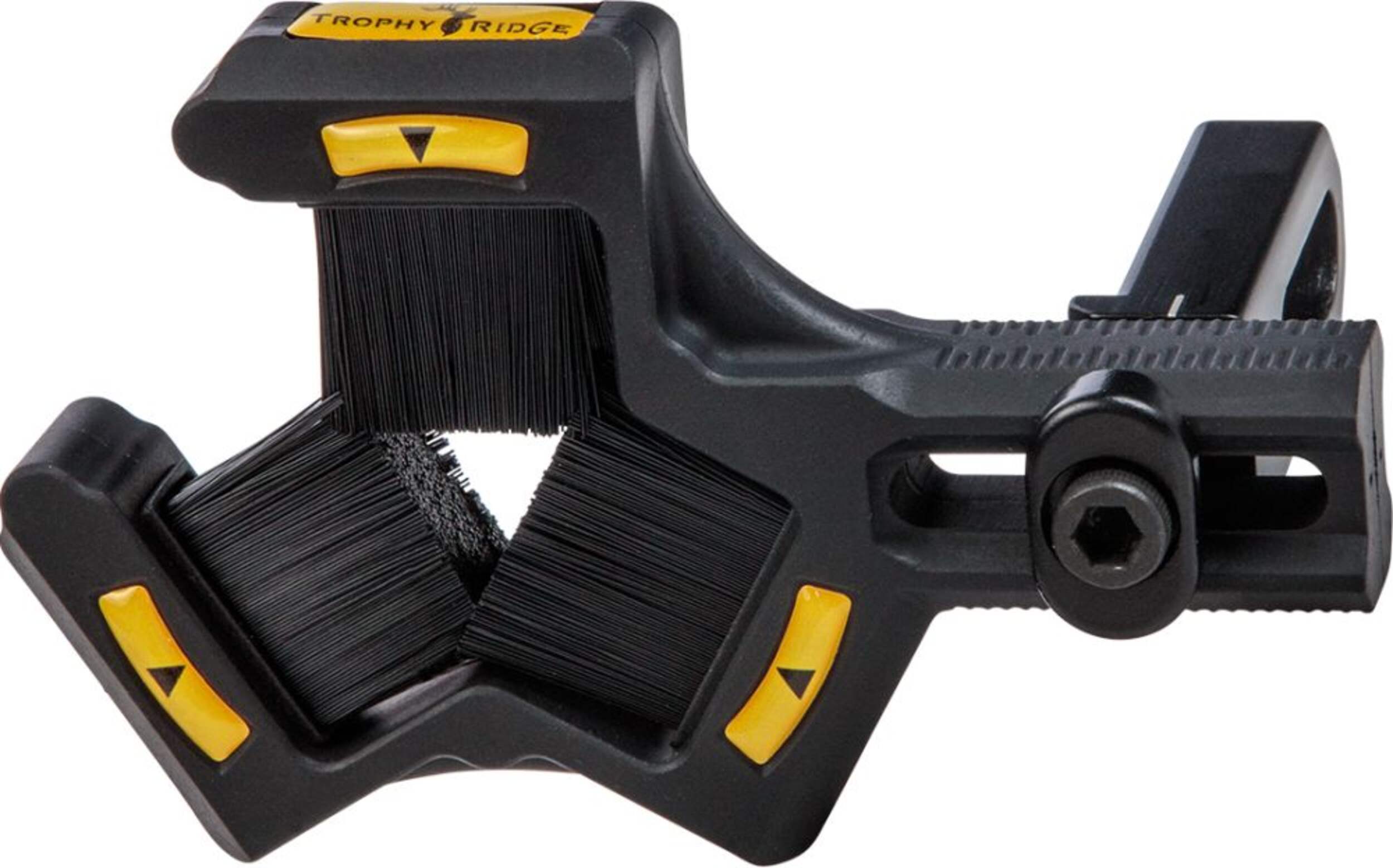 Bear Archery Whisker Biscuit V Hunting Archery Arrow Rest, Fiberglass, Black Front_Angled_Left