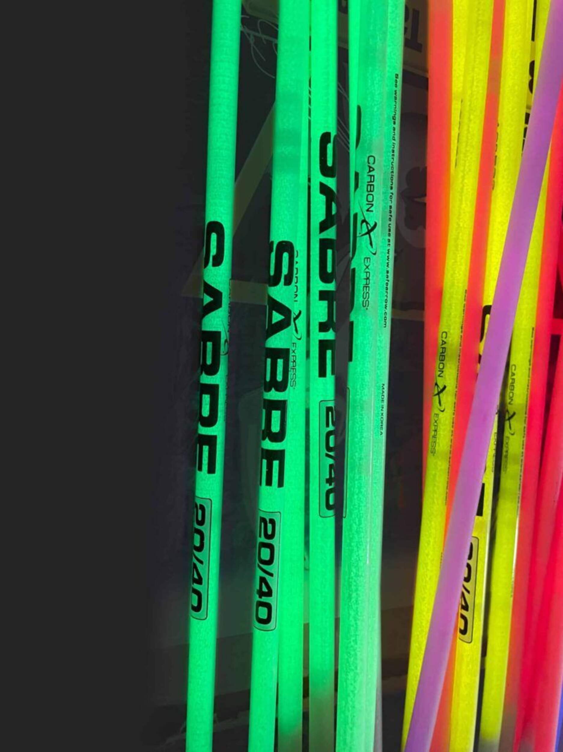 Feradyne Glow Zone Lighted Archery Arrows, 3-pk, Lockable, Poly/Plastic, White CloseUp