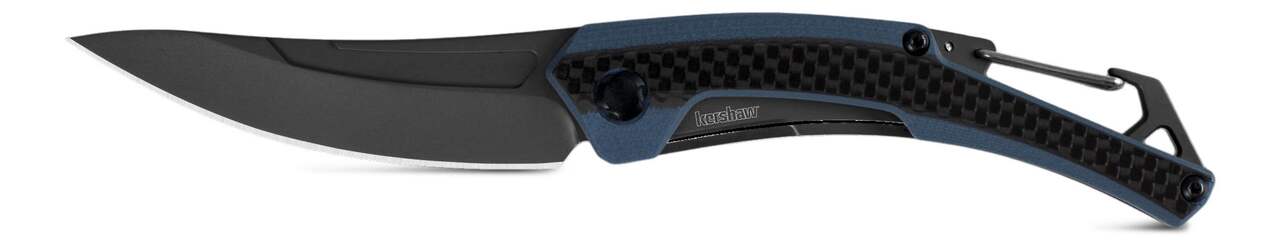 Kershaw Kapsule Spear Point Pocket Knife with Clip, Boxed, Steel, 1.9-in,  Black/Silver