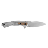 Kershaw Endgame Folding Pocket Knife, Boxed, Steel, 3.25-in, Silver Colour Side_Right