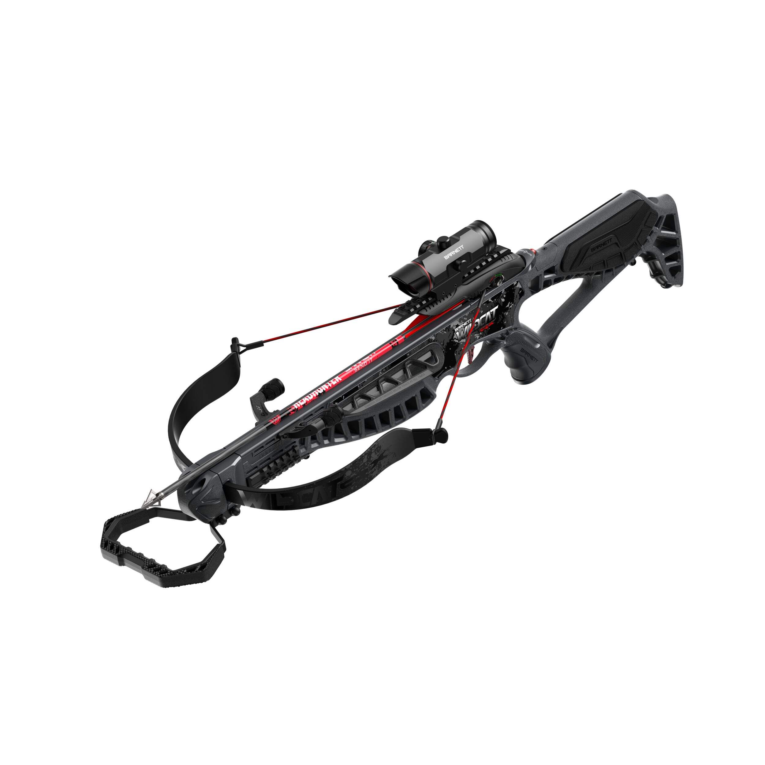 Arbalète Barnett Wildcat CRX Recurve avec système de gâchette anti-feu à vide Front_Angled_Left