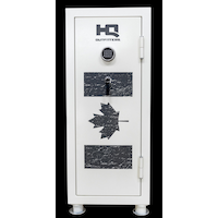 HQ Outfitters 24-Gun Safe, Canada Flag, white