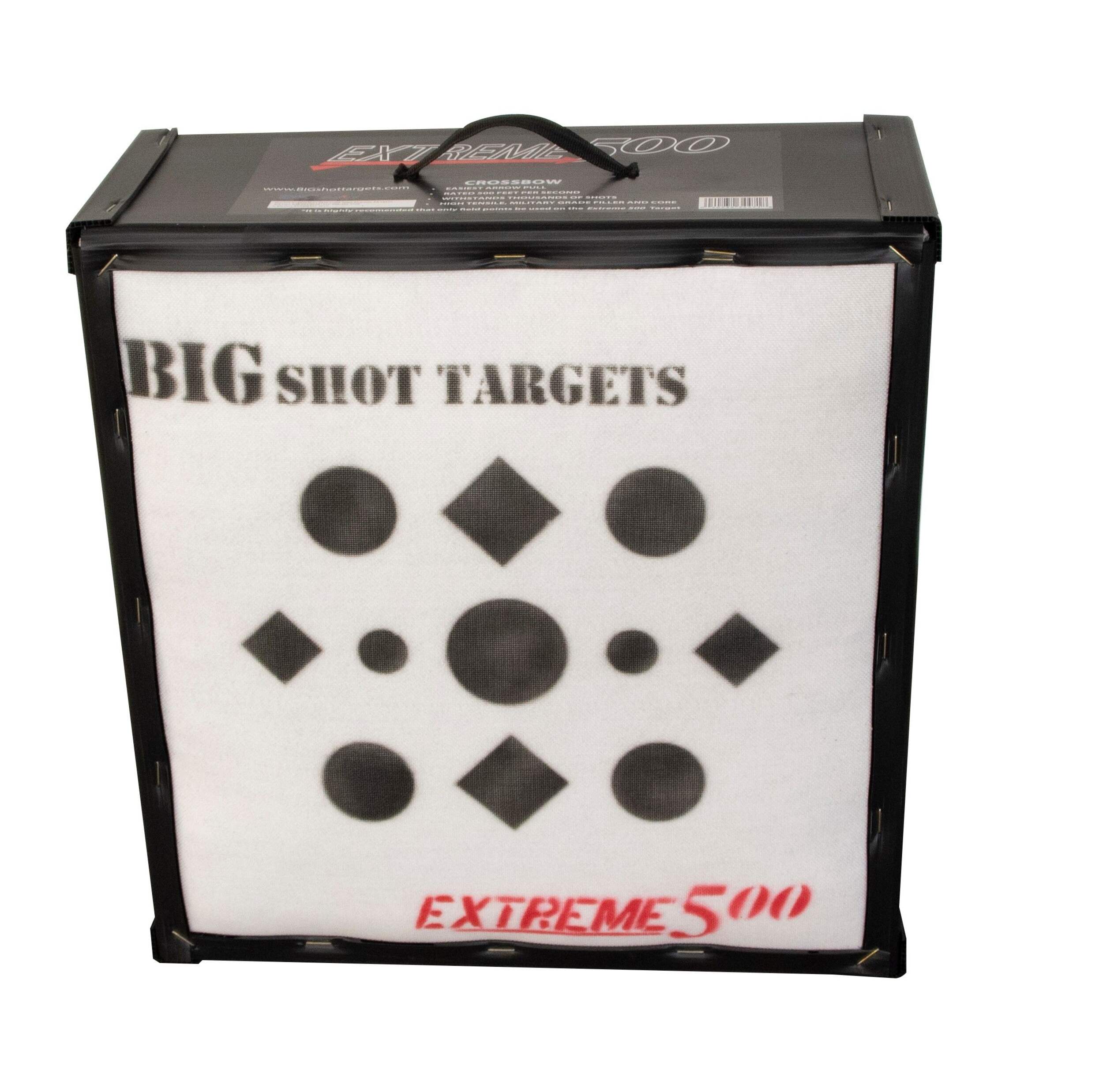BIGROCK Big Shot Iron Man Crossbow Target, 500 FPS, 24-in Front_Elevated