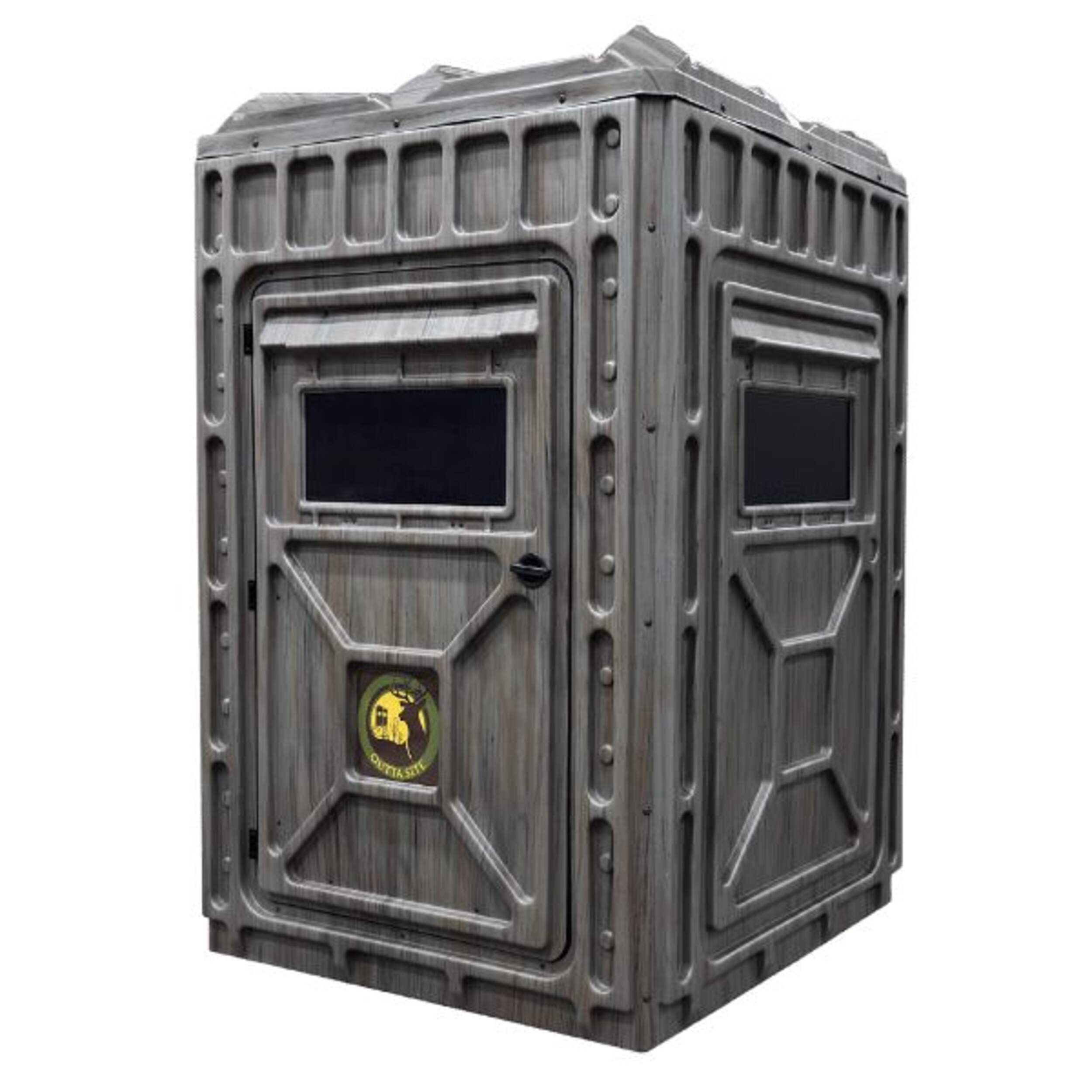KL Industries Outta Site 4-Sided Hard Sided Hunting Blind Thicket Front_Three_Fourths_Angled_Left