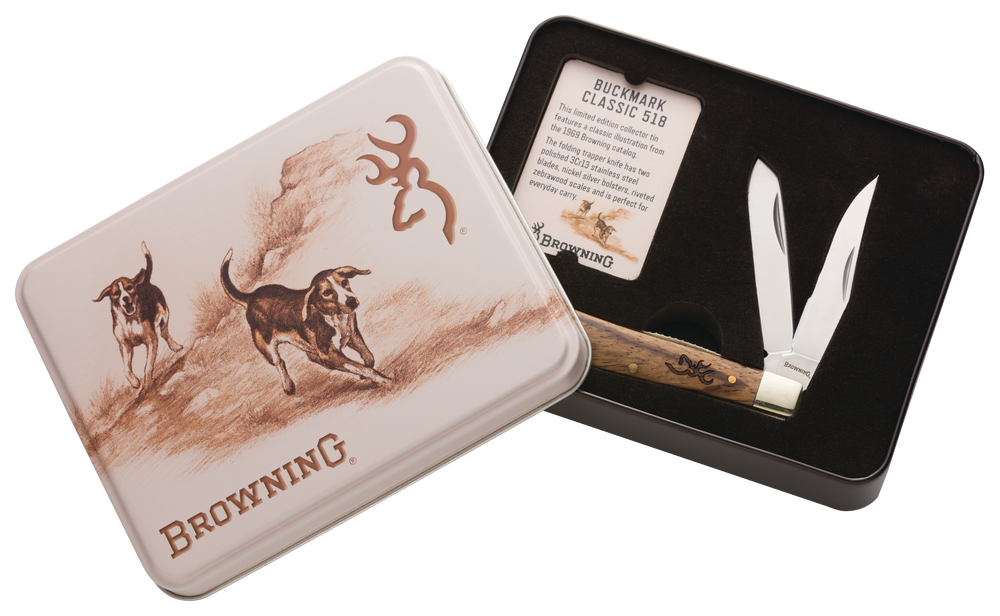 Browning Folding Knife & Dog Tin Gift Set Canadian Tire