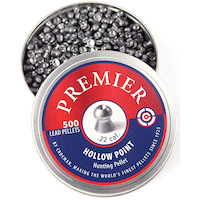 Crosman® Premier Hollow Point 0.22 Caliber Air Gun Pellets, 500-ct Composite_or_Mixed