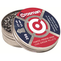 Crosman® Premium Grade .177 Caliber Pointed Air Gun Pellets, 250-ct Composite_or_Mixed