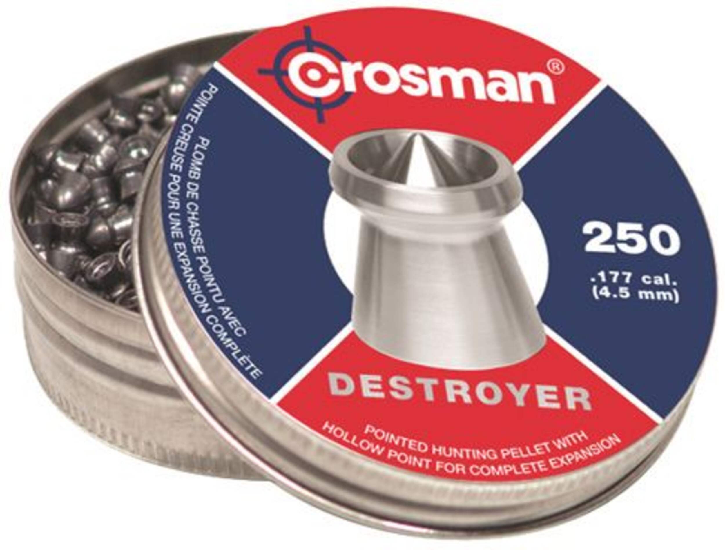 Plombs pour fusils à air comprimé calibre .177 Crosman Destroyer, paq. 250 Composite_or_Mixed