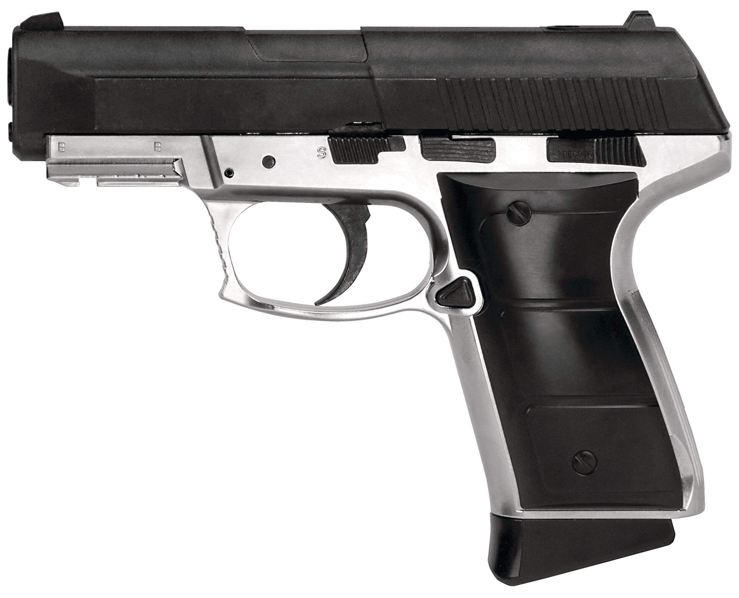 Daisy Powerline 5501 Blowback Air Pistol, 16-Shot BB Clip, Semi-Automatic Side_Left
