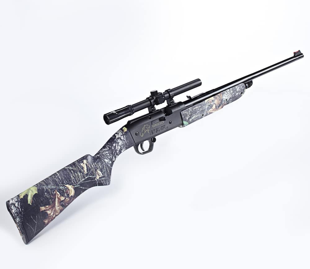 Mossy Oak Camo Grizzly 840c Air Rifle with 4x15 Scope, .177 Caliber BBs ...